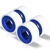 VOTMELL 4 Rolls 3/4 Inch(W) X 520 Inches(L) Teflon Tape,for Plumbers Tape,Plumbing Tape,PTFE Tape...