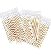 Fenshine 400 Count Microblading Cotton Swab, Cotton Swabs Pointed Tip, Cotton Swabs Wood Sticks, ...