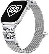 Girovo Celtic Knot Metal Band Compatible with Apple Watch Bands for Women 38/40/41/42/44/45/46/49...
