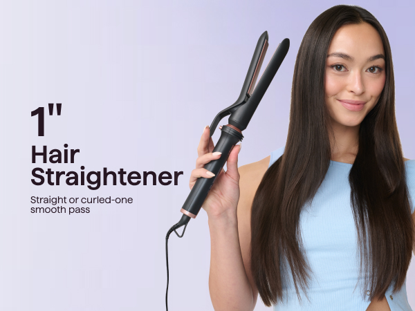 Ionic hair straightener