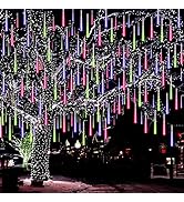 Rain Drop Lights, Aukora LED Meteor Shower Lights, Xmas Lights Outdoor 12 inch 8 Tubes, Icicle Sn...