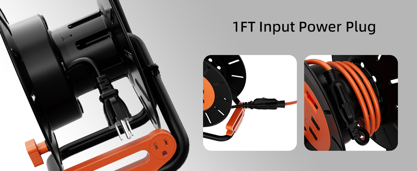 outdoor extension cord reel