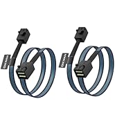 OIKWAN 2 Pack 12G Internal Mini SAS HD SFF-8643 to SFF-8643 Cable, Internal Mini SAS to Mini SAS ...