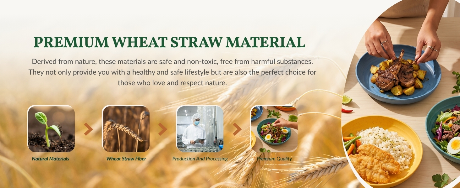 wheat straw plates wheat straw salad plates kitchen plates appetizer plates plastic dinner plates