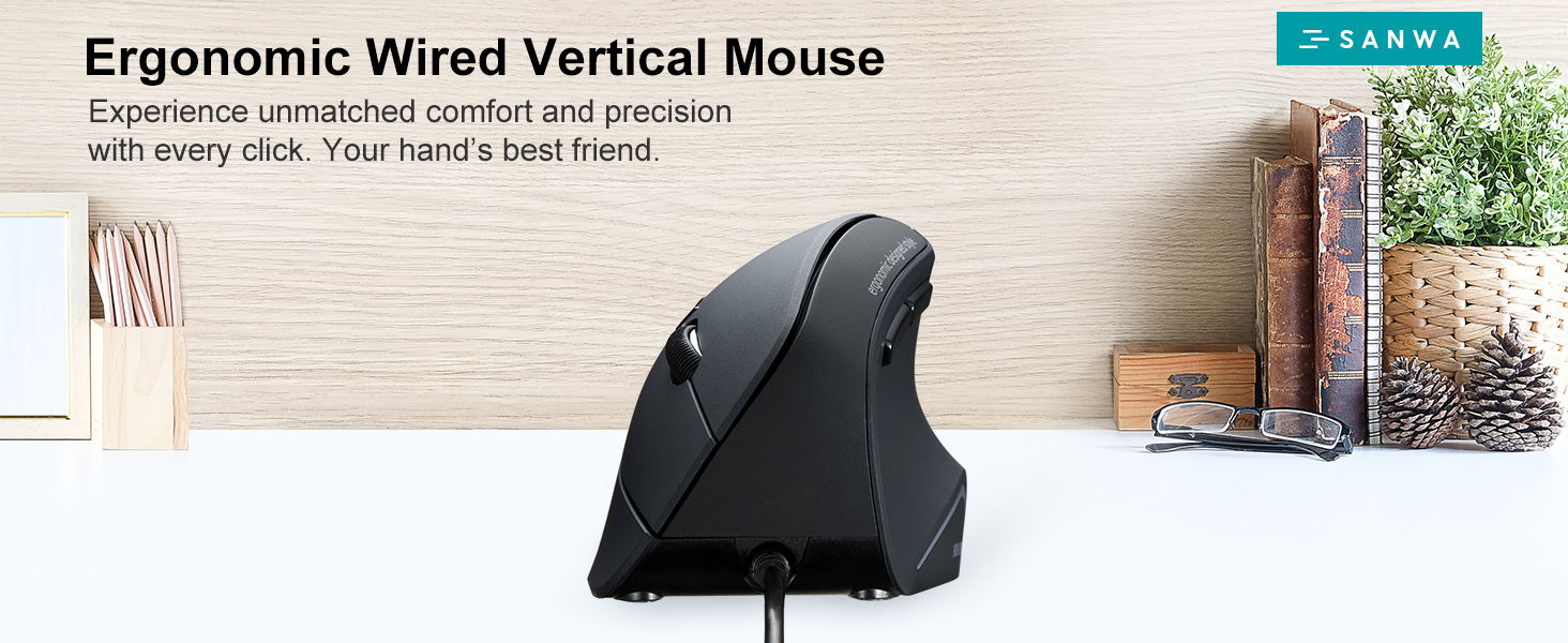 ergonomic mouse wired
