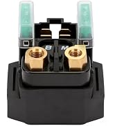 KoiLuvGo 30A Motorcycle Starter Solenoid, Starter Solenoid Relay Compatible with Most Yamaha ATV ...