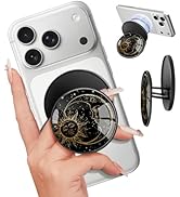 LISEVO Magnetic Phone Grip Compatible with MagSafe - Magnet Phone Grip Stand Magnetic Removable F...
