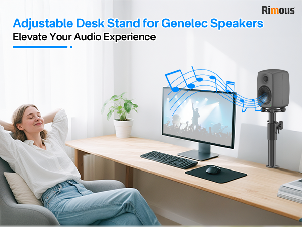 Desktop Speaker Stands for Genelec G1