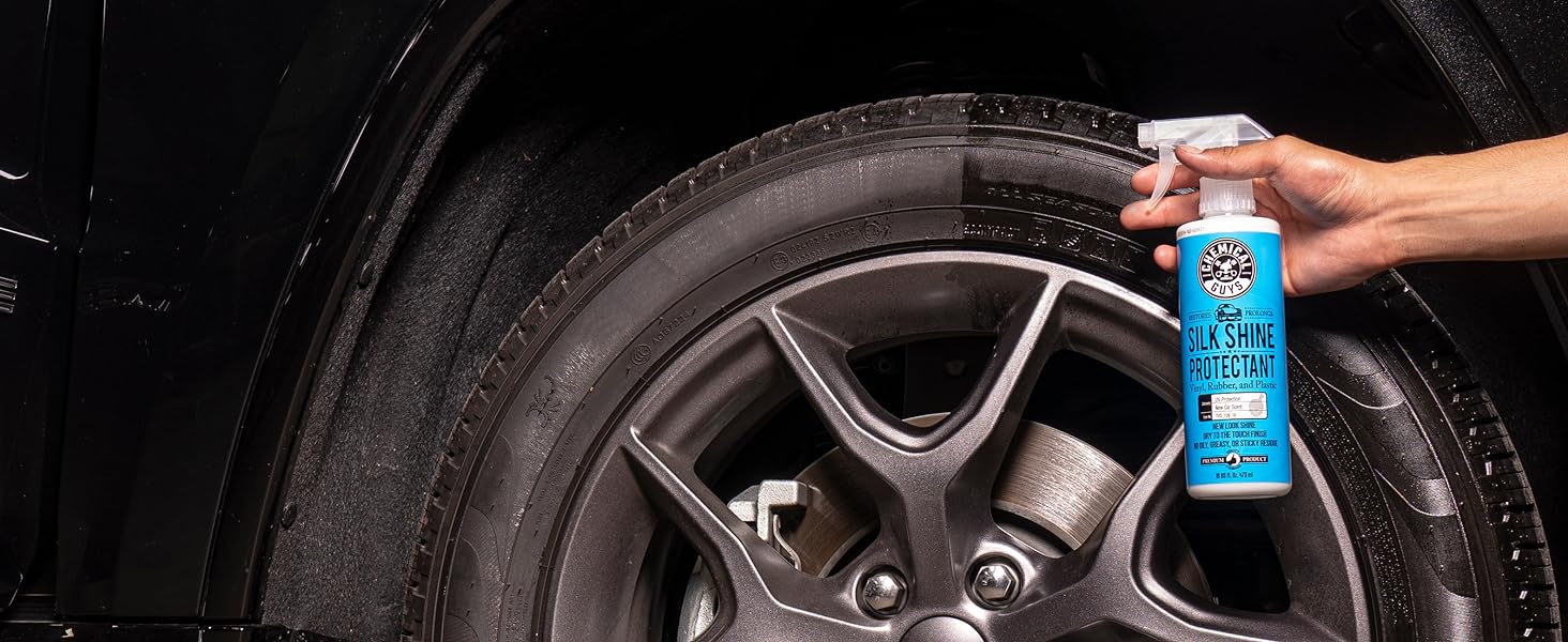 silk shine, tires, dressings, detailing, car washing supplies, rims