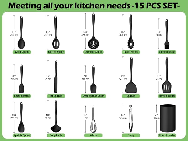 silicone utensils