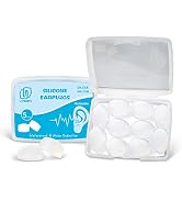 LYSIAN Silicone Moldable Sleep Earplugs Noise Reduction 27dB SNR, 5 Pairs - Noice Cancelling Ear ...