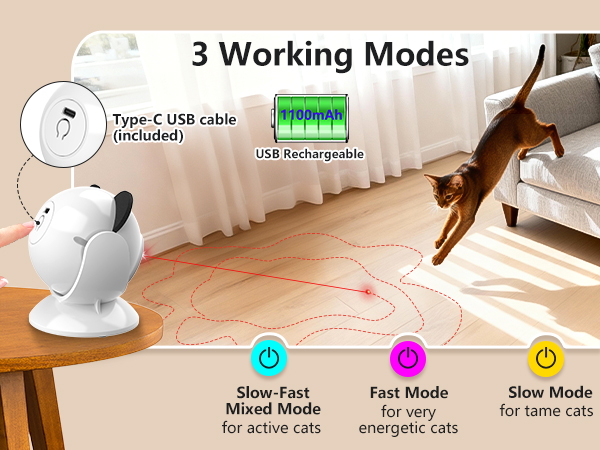 rechargeable cat toy