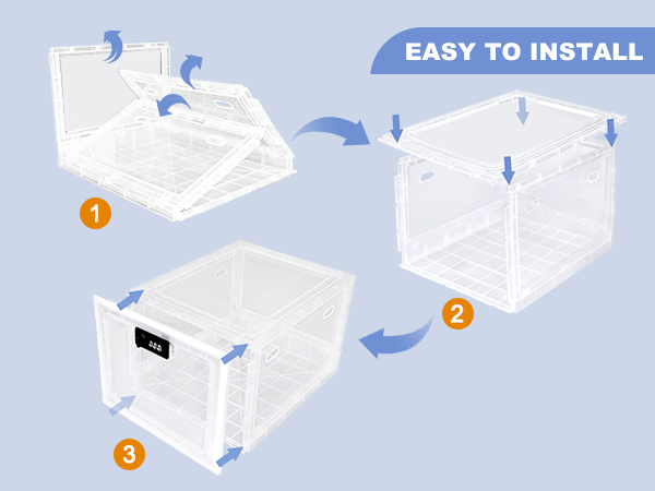 storage bin with lock