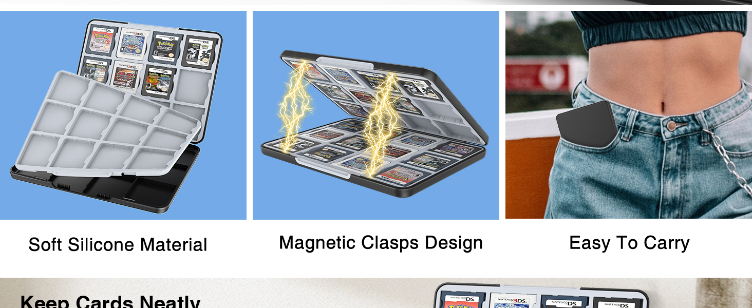 3DS game card case feature