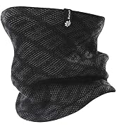 EXski Winter Drawstring Neck Gaiter Warmer, Thick Fleece Lined Face Mask for Cold Weather Skiing ...