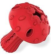 Dog Chew Toy for Large & Medium Dogs, Rubber Treat Dispensing Toy for Aggressive Chewers, Interac...