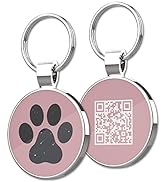 MYLUCKYTAG QR Code Pet ID Tags Dog Tags - Pet Online Profile - Scan QR Receive Instant Pet Locati...