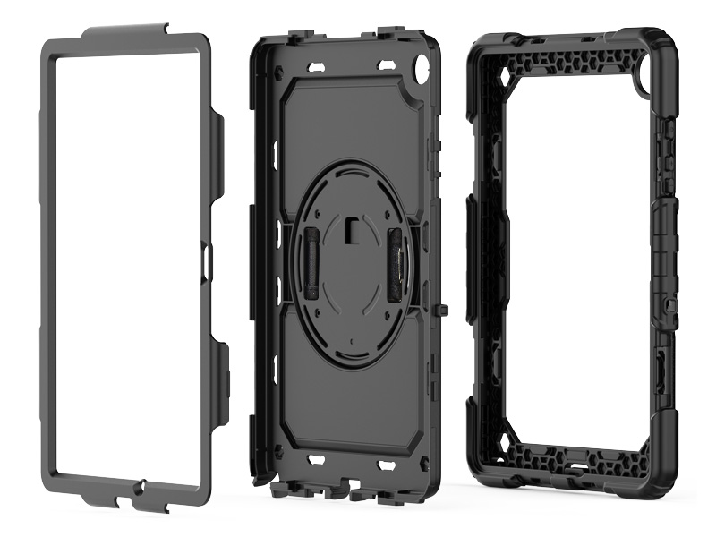 Case for Galaxy Tab A9 Plus with 3-in-1 protective structure fit for children use and for traveling