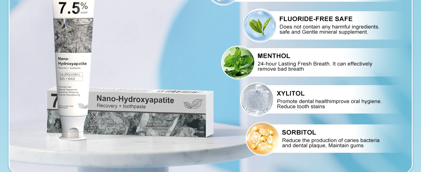 10% Nano Hydroxyapatite Toothpaste