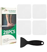 Non Slip Bathtub Stickers 28 PCS Adhesive Anti Slip Shower Stickers for Bath Tub,Bathroom,Stairs ...