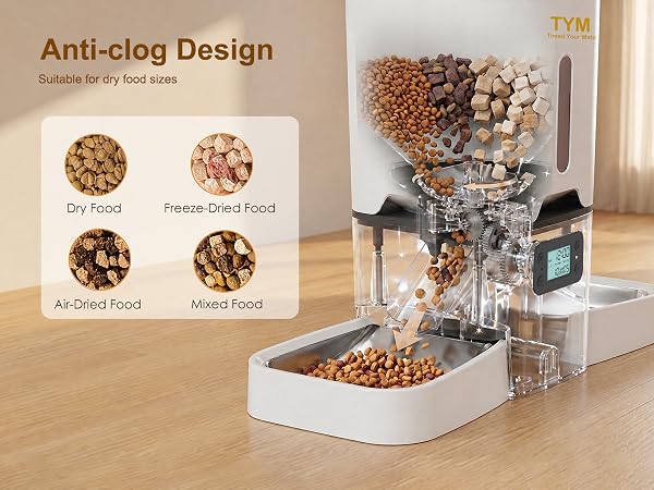 two cat automatic feeder