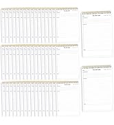 Yaridar (50-Pack) To Do List Notepad - A5 Undated Daily Planner, 2500 Sheets/5000 Pages To Do Lis...