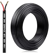 20 Gauge 2 Conductor Electrical Wire 20AWG Electrical Wire Stranded PVC Cord Oxygen-Free Copper C...