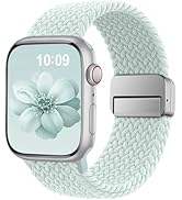 Braided Stretchy Band Compatible with Apple Watch Bands 38mm 40mm 41mm 42mm 46mm 44mm 45mm 49mm f...