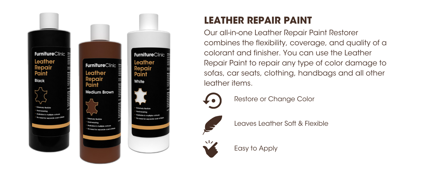 Leather dye repair Leather scratch repair paint Leather scuff repair paint Leather seat repair