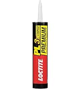 Loctite PL Premium Polyurethane Construction Adhesive, 10 fl oz Cartridge, 1 Pack - Versatile Con...