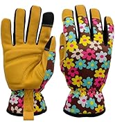 MSUPSAV Gardening Gloves for Yard Work,Garden Glove for Warehousing,Landscaping,Gardener's Gifts,...