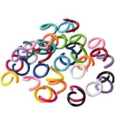 Colored Metal Open Jump Rings, 8 mm, 300 Pcs, for Bracelet Charms, Jewelry Connectors, Craft Keyc...