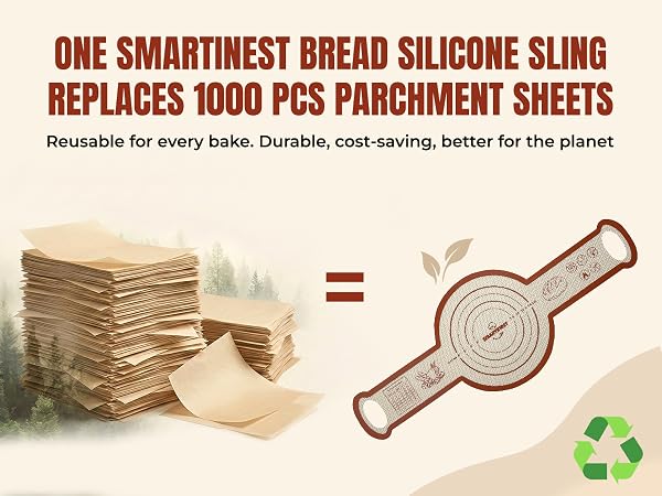 Reusable for every bake. Durable, cost-saving, better for the planet