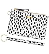 Aiyo Nice Women Slim RFID Card Case Holder Wristlet Zip ID Case Wallet Small Leather Wallet Coin ...