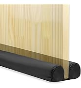 Adjustable Under Door Draft Stopper - Effectively Block Cold Air, Noise, Wind and Dust, 32" Length