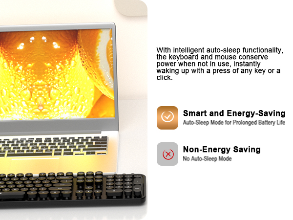 Wireless Keyboard and Mouse Combo
