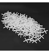 Heayzoki 2500Pcs Tile Spacers,Ceramic Tile Spacers,1mm/1.5mm Replaceable Tile Levelers Spacers fo...