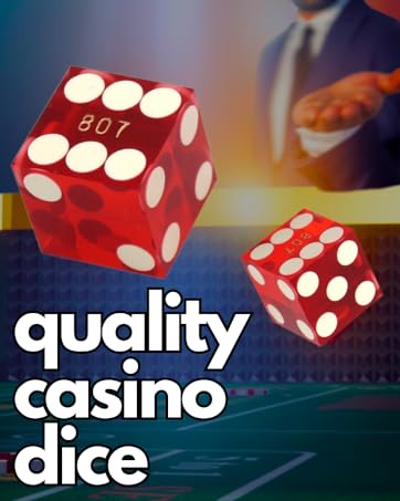 Luck Lab Casino Precision Dice Case 19mm red 5 pack gold foil