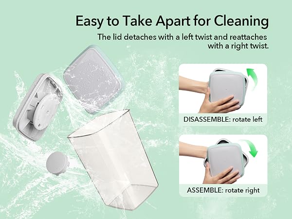 easy cleaning container