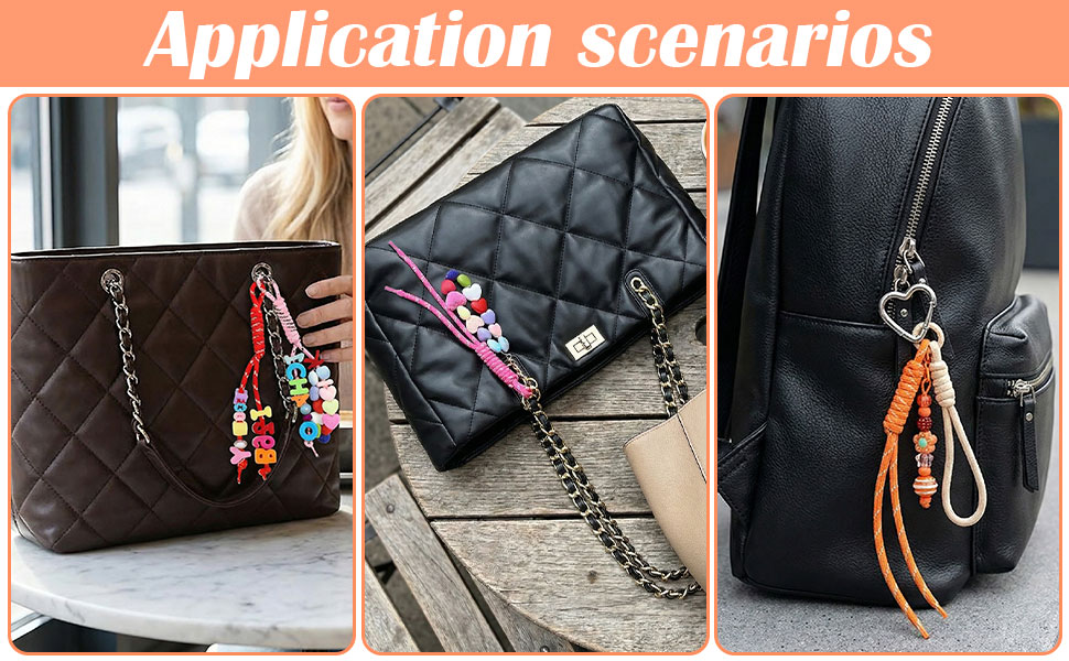 CTEAKOP 18 Pcs Rope Keychain