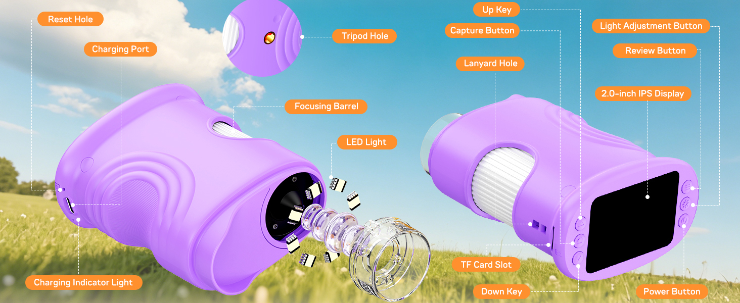 Handheld Digital Microscope for Kids