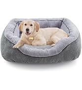 INVENHO Medium Dog Beds for Medium Dogs Washable, Rectangle Dog Bed Medium Size Dog, Orthopedic D...