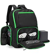 Trunab Travel Backpack Compatible with Xbox Series X Carrying Case Game Storage Bag with Inner Di...