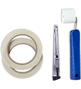 ONAO Shoji Screen Repair Kit - Double Sided Shoji Tape 0.2" x 131.2 ft (65.6 ft x 2 Rolls), Appli...