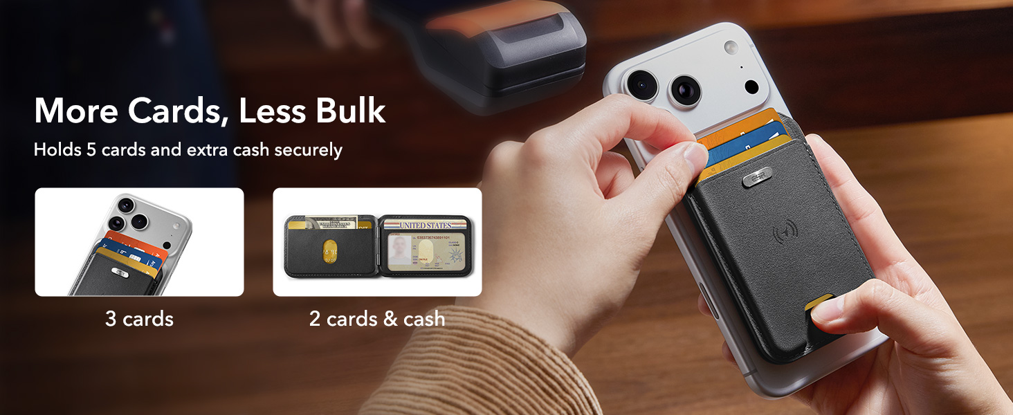 RFID-Blocking magsafe wallet