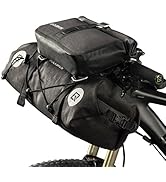 ROCKBROS Waterproof Handlebar Bags Bikepacking Bags Front 2 Dry Packs for MTB Road Bicycles Bikep...