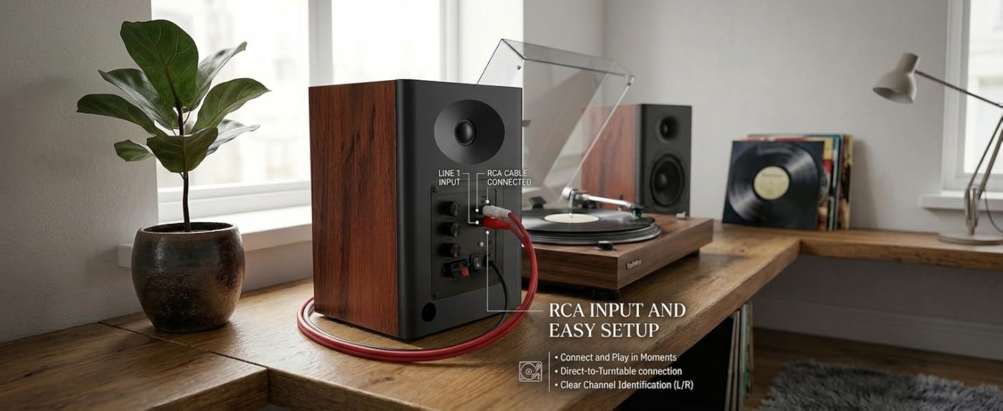 bookshelf speakers for record player