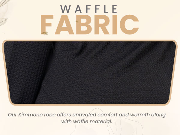 ny threads women waffle robe, black robe for women, womens black waffle robe, black waffle robe