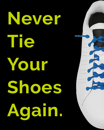 Never tie your shoes again tropical blue