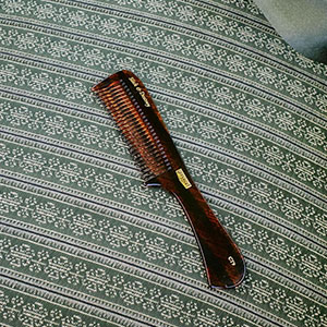 Wide-tooth comb, fine-tooth comb, detangling comb, paddle brush, pin brush, quill brush